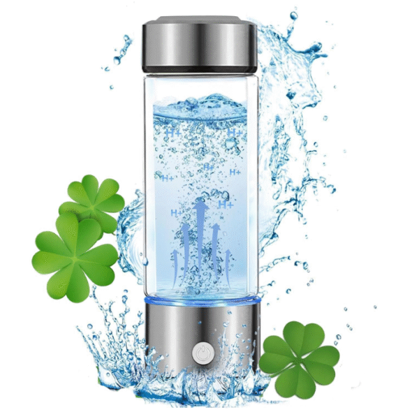 Hydrogen Water Bottle Generator, Portable Hydrogen Water Ionizer Machine Rechargeable,Hydrogen Rich Water Glass Health Cup for Travel 420ml Gift for Friends/Women/Men/Mom/Father/Grandpa/Grandma