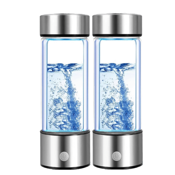 Hydrogen Water Bottle Generator 2 Pack 2025 w SPE/PEM Tech Water Ionizer, Portable Hydrogenated Water Machine Improve Water in 3 Minutes Hydrogen Rich