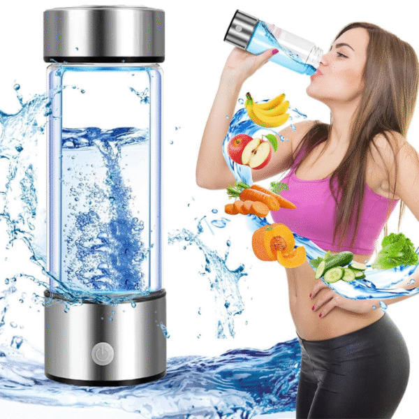 Second image of Hydrogen Water Bottle Generator 2 Pack 2025 w SPE/PEM Tech Water Ionizer, Portable Hydrogenated Water Machine Improve Water in 3 Minutes Hydrogen Rich