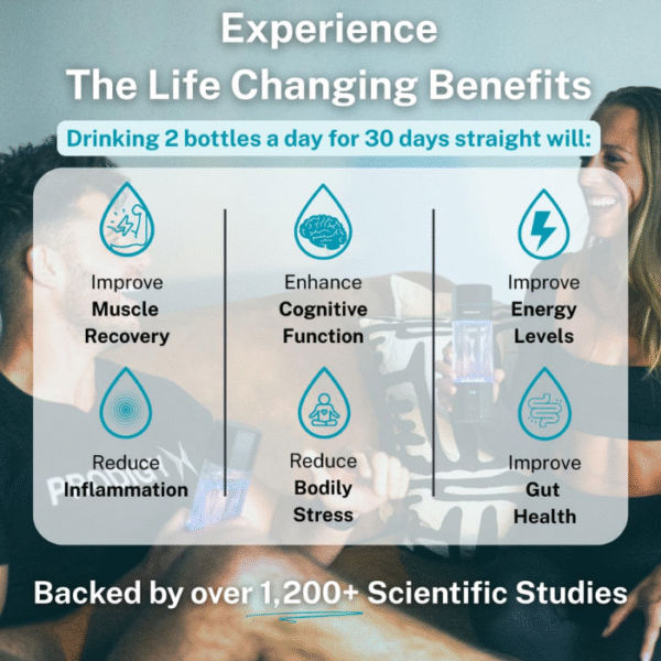 Second image of PRODIGYX Hydrogen Water Bottle - Up to 5.8 PPM Potency - 210ML for Fast Consumption - Portable Hydrogen Generator - Thick Bottle - Water Molecular Ionizer - Premium Bottle AUS Owned